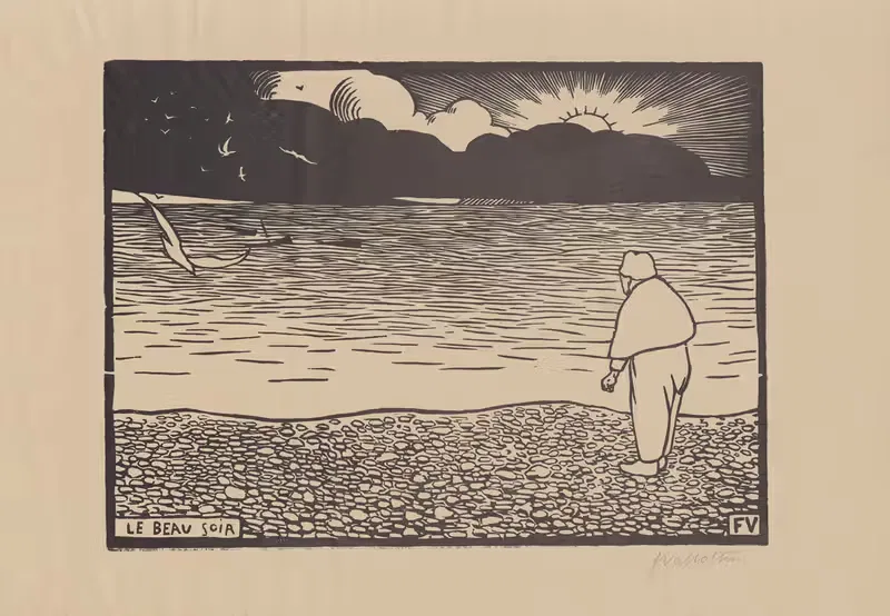 Прекрасный вечер by Феликс Валлотон, 1892 — digital art print download
