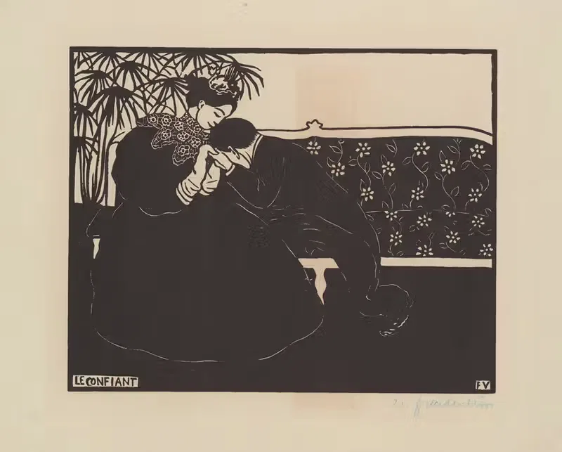 Уверенный by Феликс Валлотон, 1895 — digital art print download