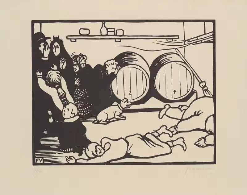 The Civilians (Les Civils) — Félix Vallotton