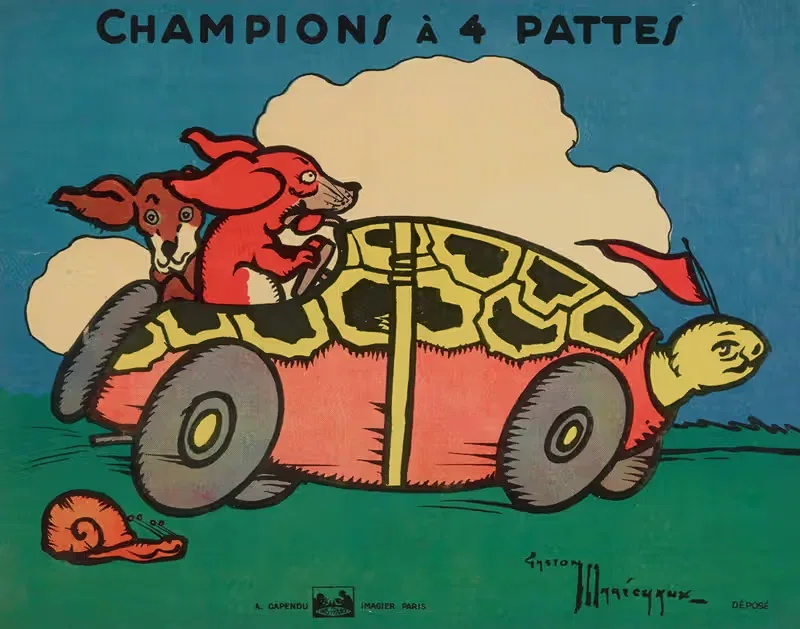 Чемпионы на четырех лапах Пл.01 by Гастон Марошо, 1935 — digital art print download