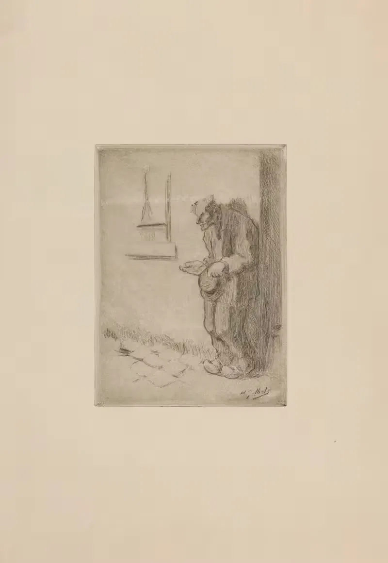 Mendiant faisant la manche by Henri-Gabriel Ibels, 1895 — digital art print download