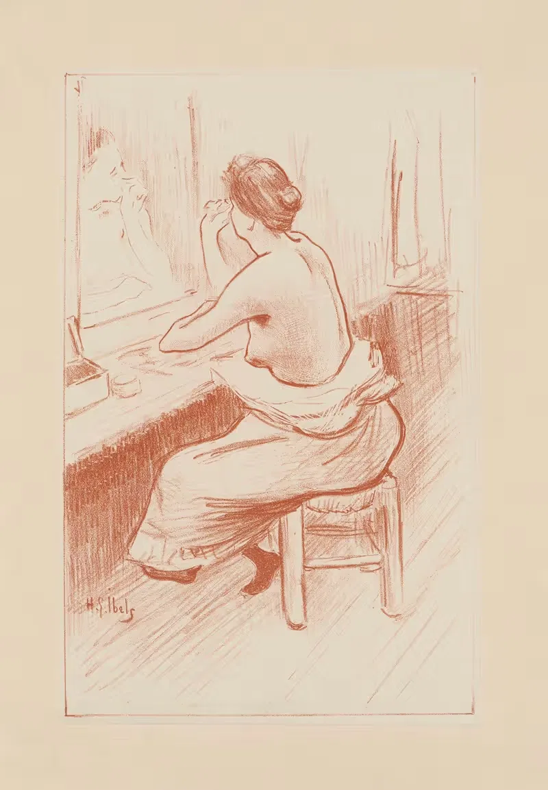 Mensonges by Henri-Gabriel Ibels, 1895 — digital art print download