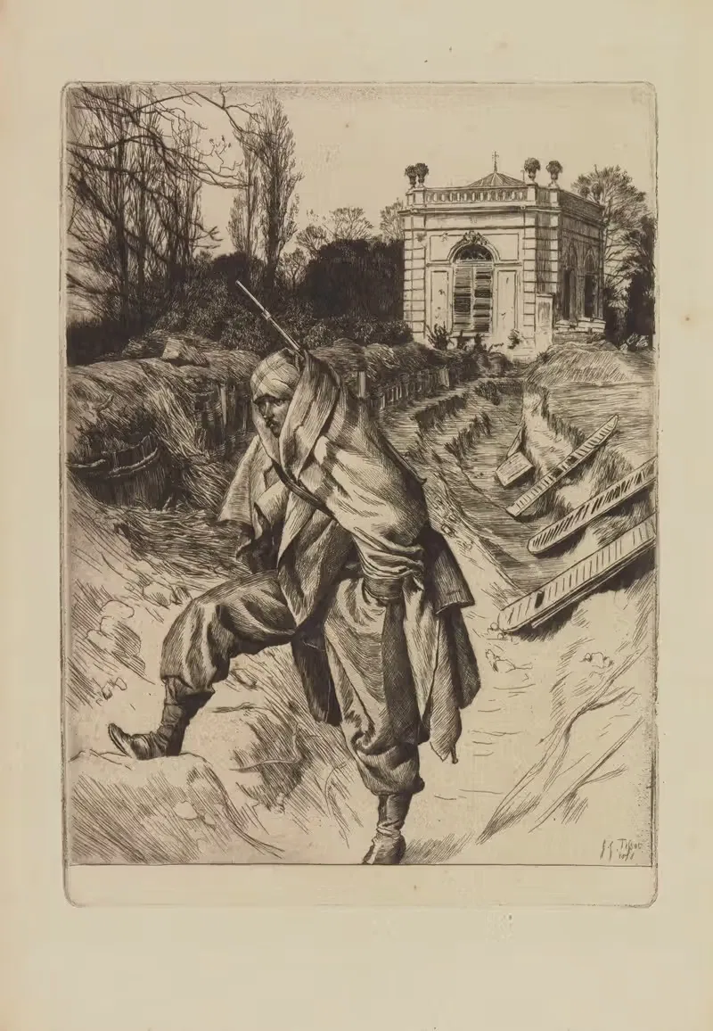 Grand'garde (Souvenir du siège de Paris) — James Tissot