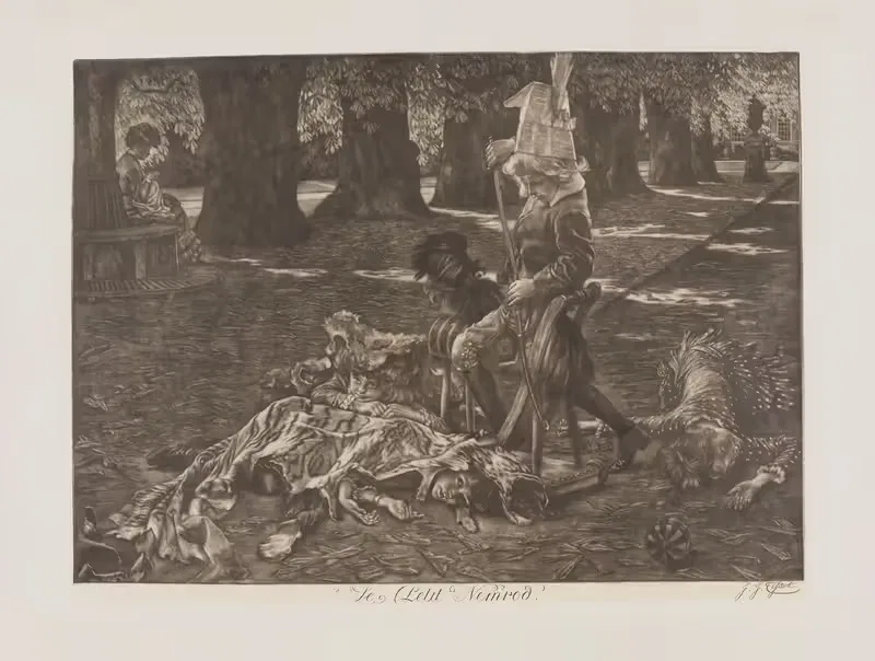 Маленький Немрод by Джеймс Тиссо, 1886 — digital art print download