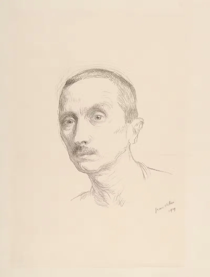 Автопортрет Жана Вебера by Жан Вебер, 1919 — digital art print download