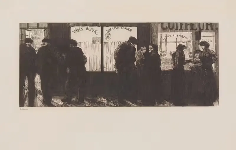 Магазины на порту by Жан-Эмиль Лабурёр, 1912 — digital art print download