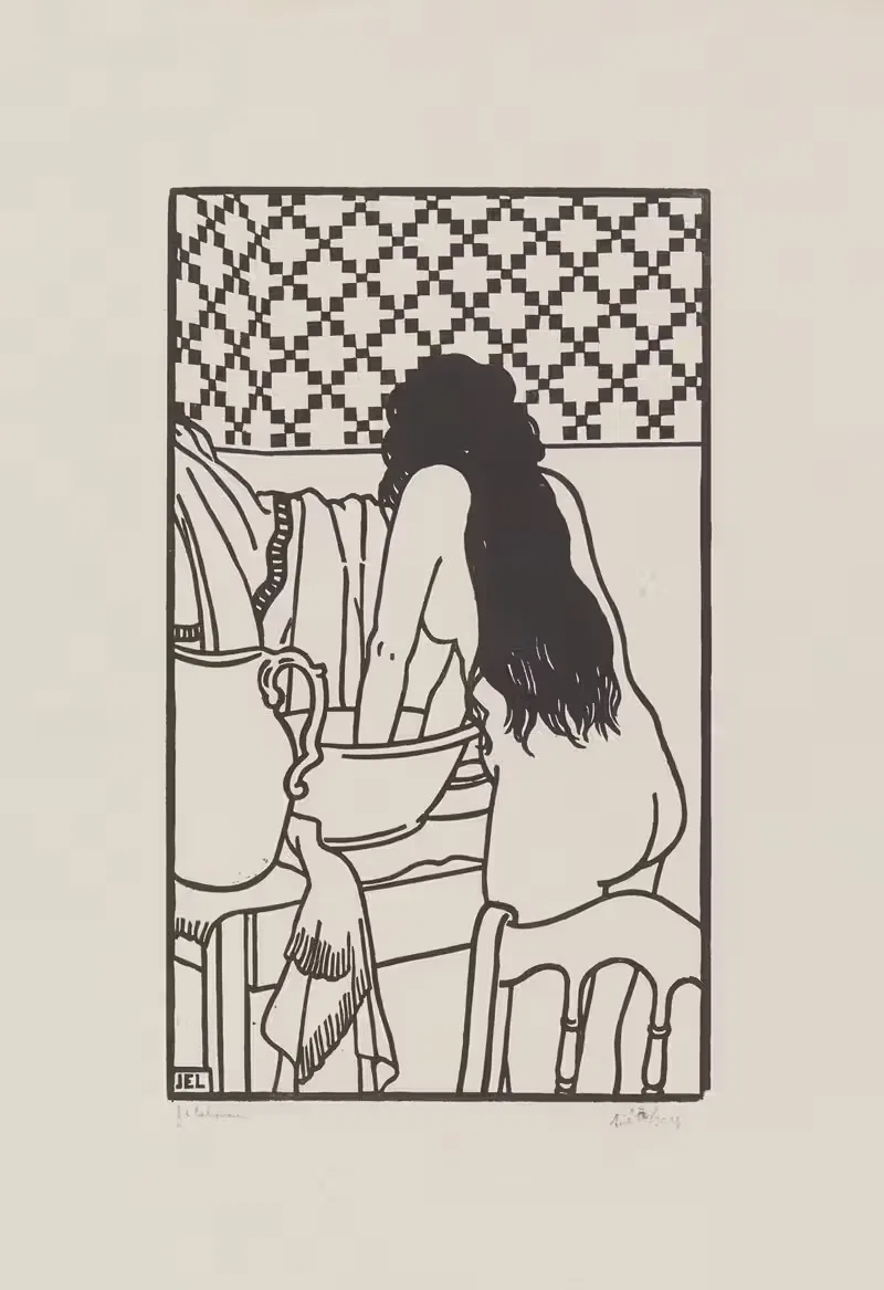 L'eau fraiche – Toilettes — Jean-Émile Laboureur