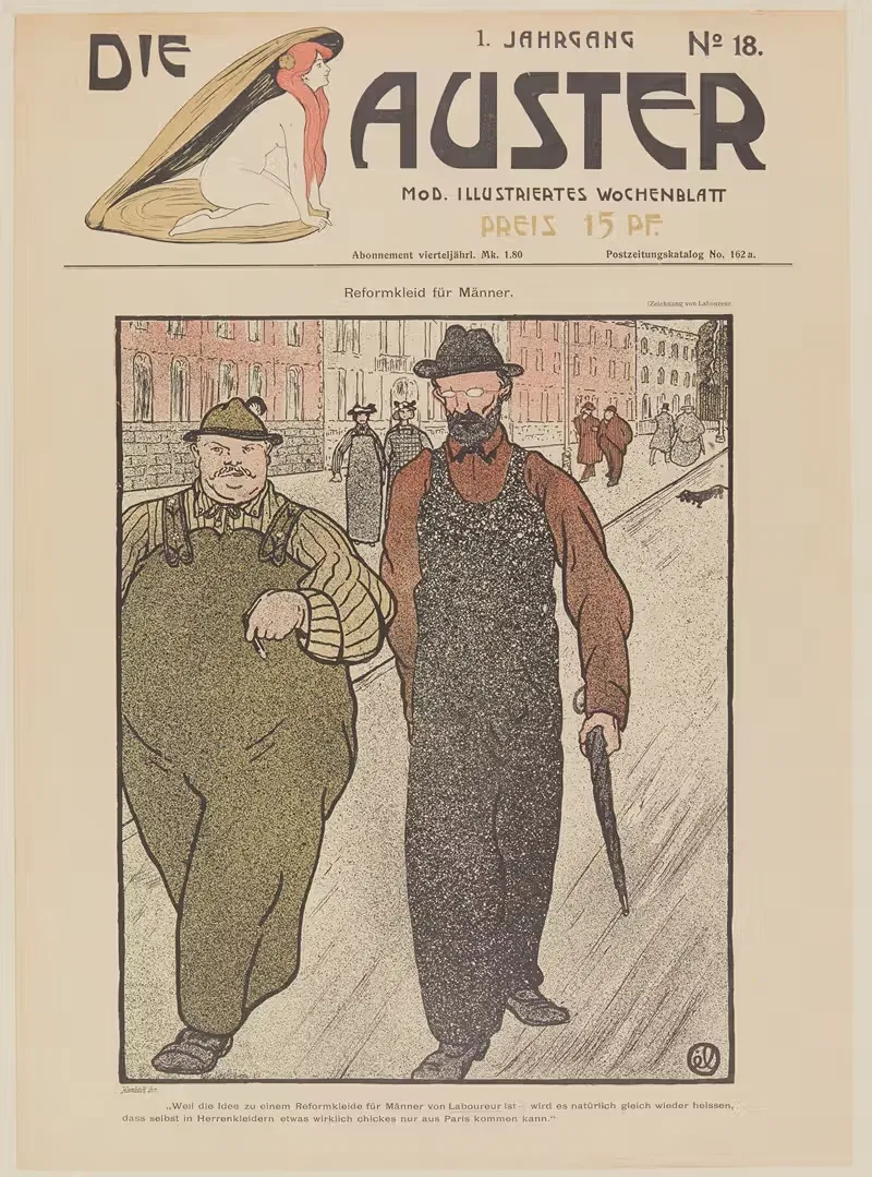 Реформенное платье для мужчин by Жан-Эмиль Лабурёр, 1903 — digital art print download