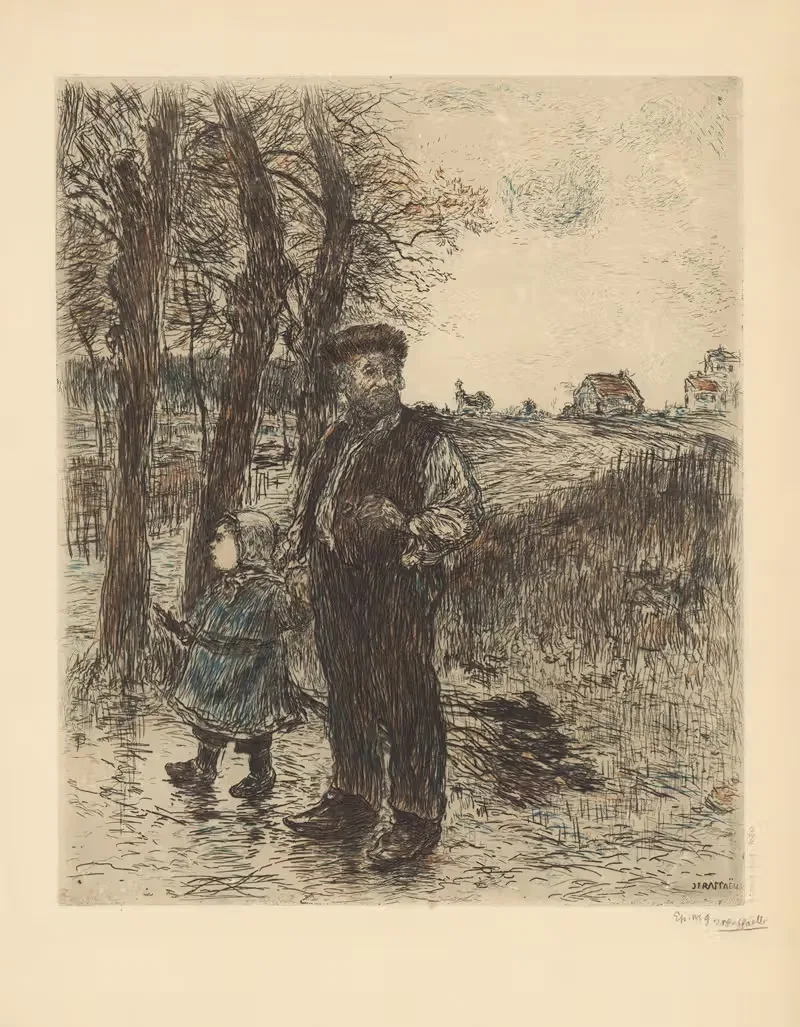 Дедушка by Жан Франсуа Раффаэлли, 1895 — digital art print download