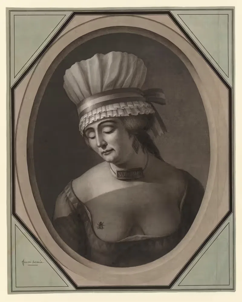 Женщина с устаревшими манерами by Жан Жак Лекё, 1789-1824 — digital art print download