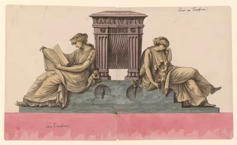 Для могилы; О могиле by Жан Жак Лекё, 1777-1825 — digital art print download