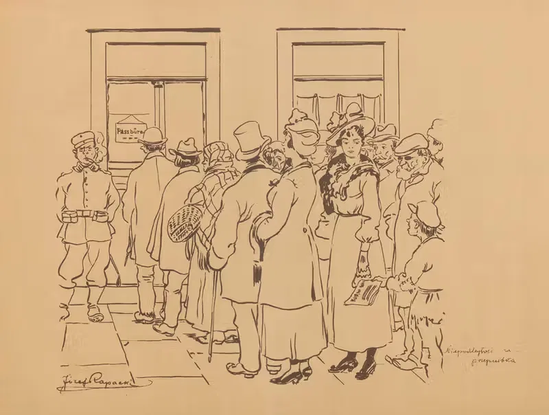 Независимость с пропуском by Юзеф Рапацкий, 1915-1918 — digital art print download