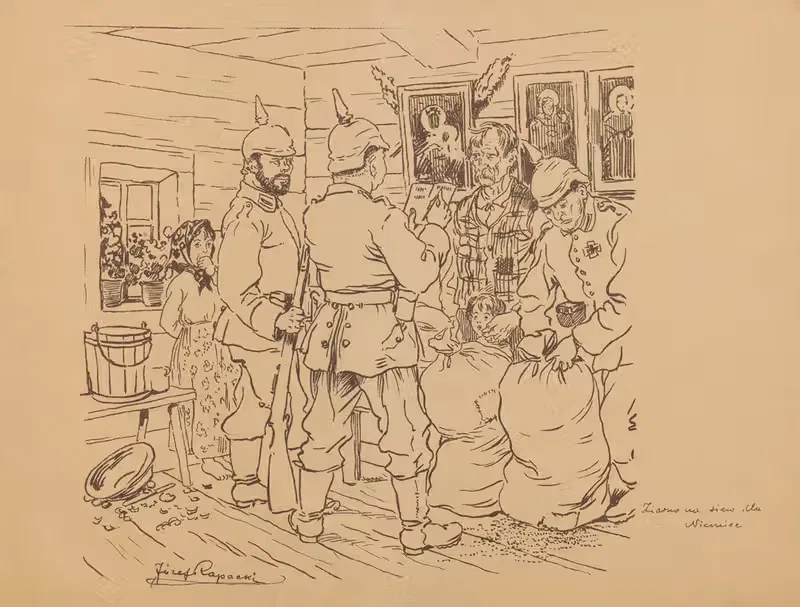 Семена для посева для Германии by Юзеф Рапацкий, 1915-1918 — digital art print download