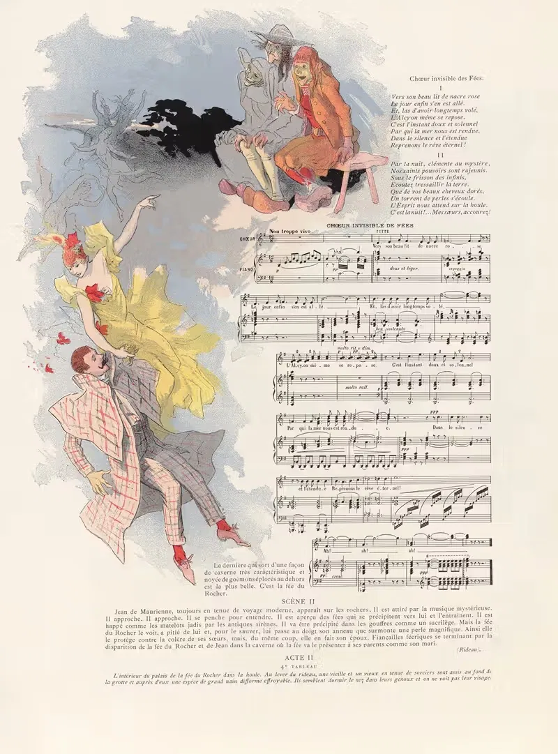 Фея скалы Пл.6 by Жюль Шере, 1894 — digital art print download