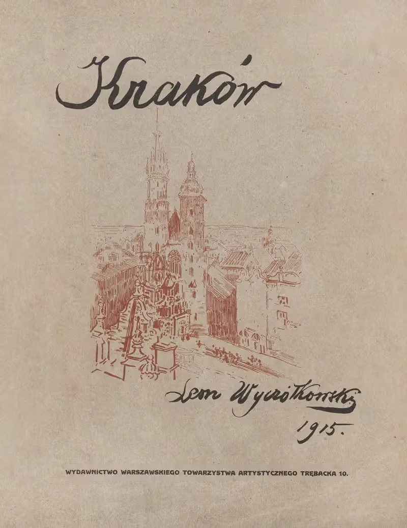 Краков 1915 – Обложка by Леон Вычулковский, 1915 — digital art print download
