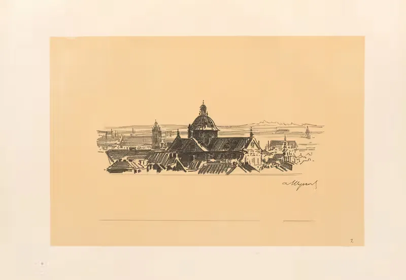 Церковь Святого Петра by Леон Вычулковский, 1915 — digital art print download