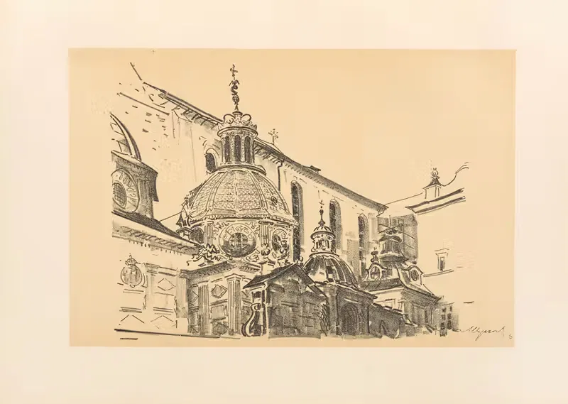 Капелла Зигмунта by Леон Вычулковский, 1915 — digital art print download