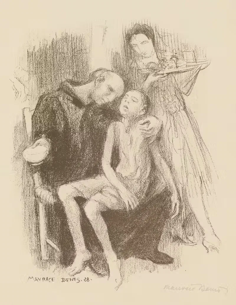 Брат Святого Жана-де-Дьё by Морис Дени, 1928 — digital art print download
