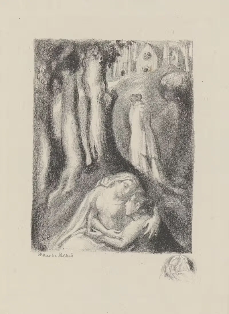 Frontispice pour Bérangère by Maurice Denis, 1925 — digital art print download