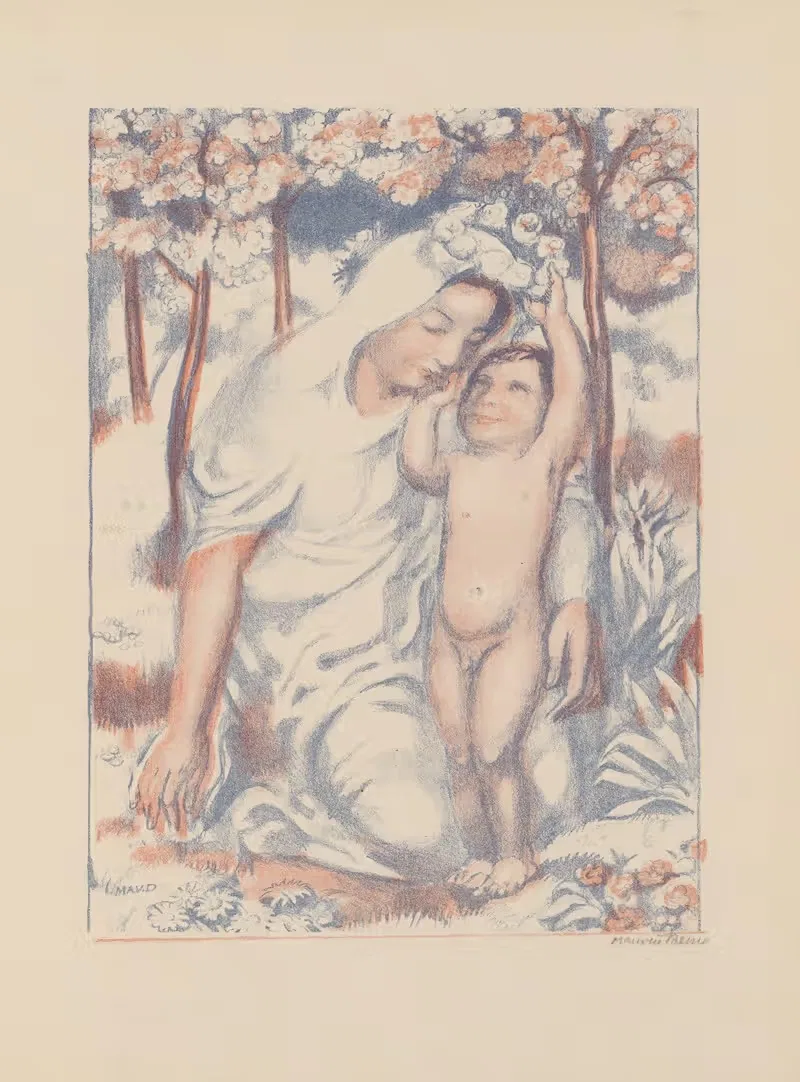 Ребенок, венчающий свою мать by Морис Дени, 1929 — digital art print download