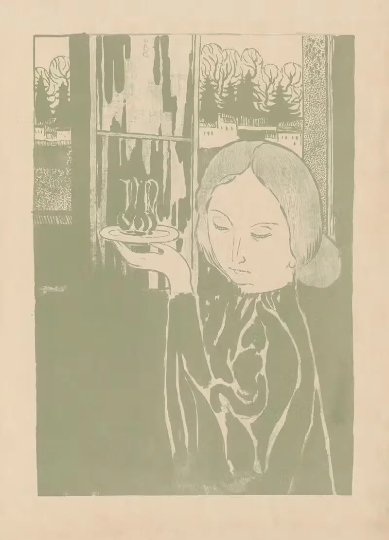 Мартhe, представляющая бюретки by Морис Дени, 1895 — digital art print download