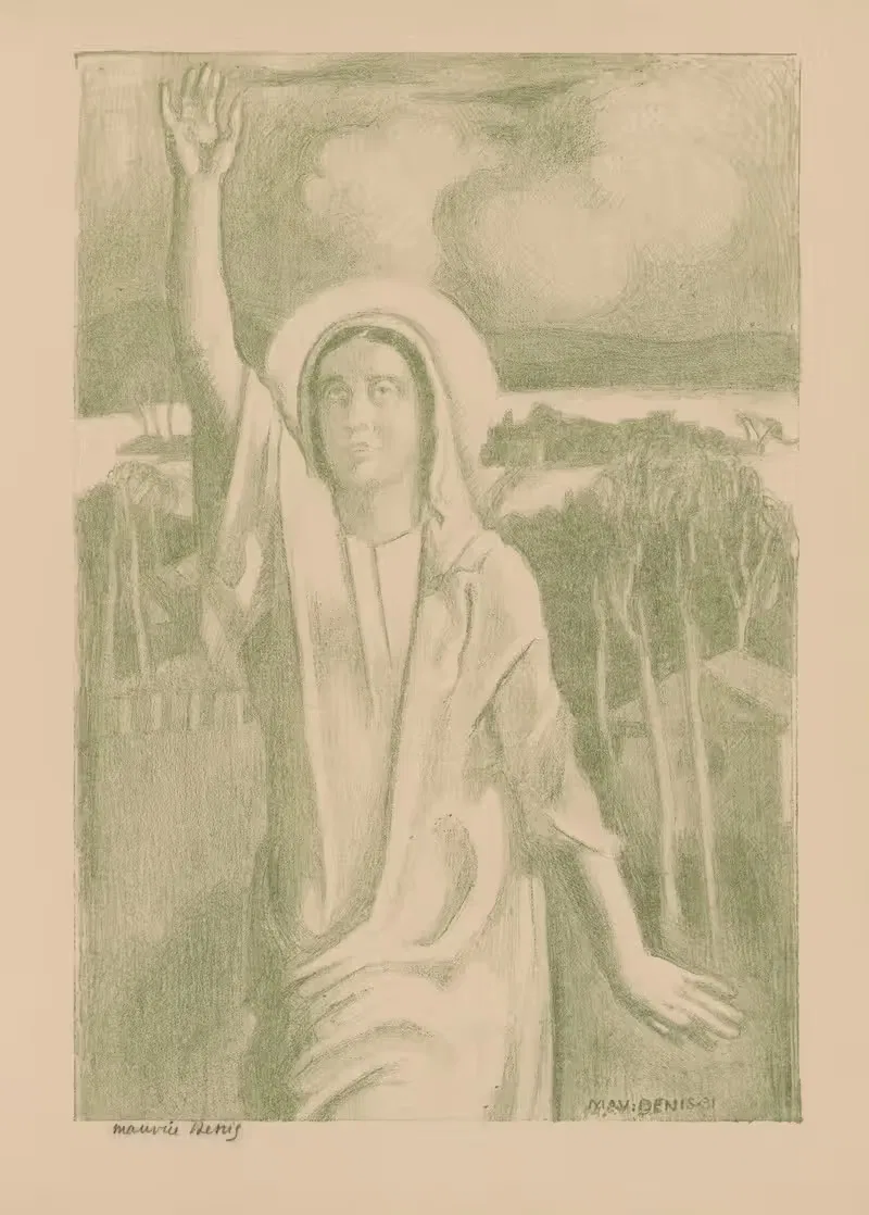 Сент-Женевьева де Пари by Морис Дени, 1931 — digital art print download