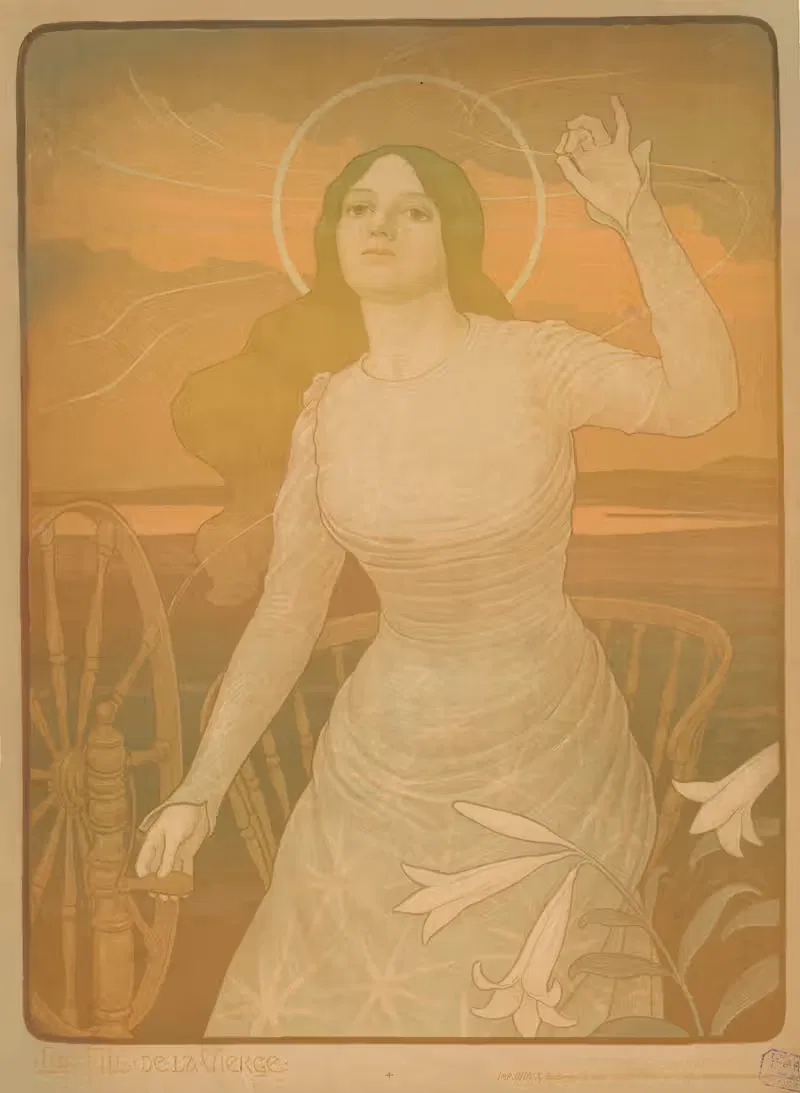 Сыны Девы by Поль Бертон, 1900 — digital art print download