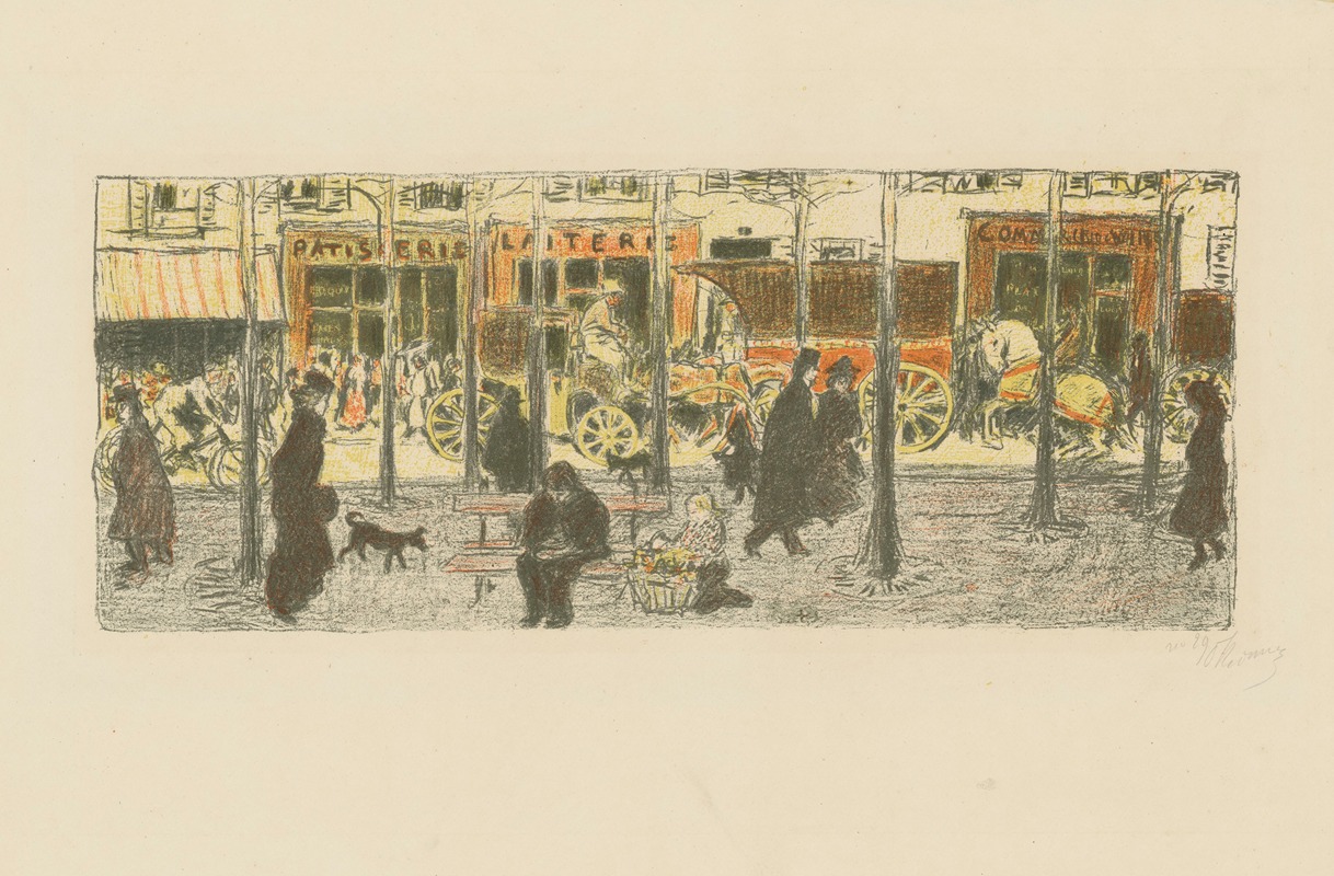 Бульвар by Пьер Боннар, 1899 — digital art print download