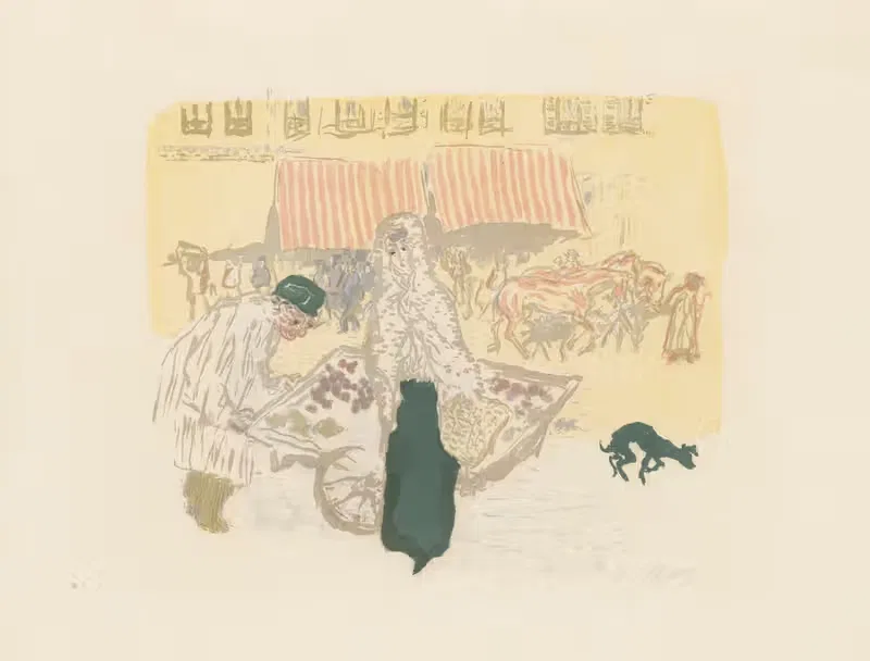 La marchande des quatre-saisons — Pierre Bonnard