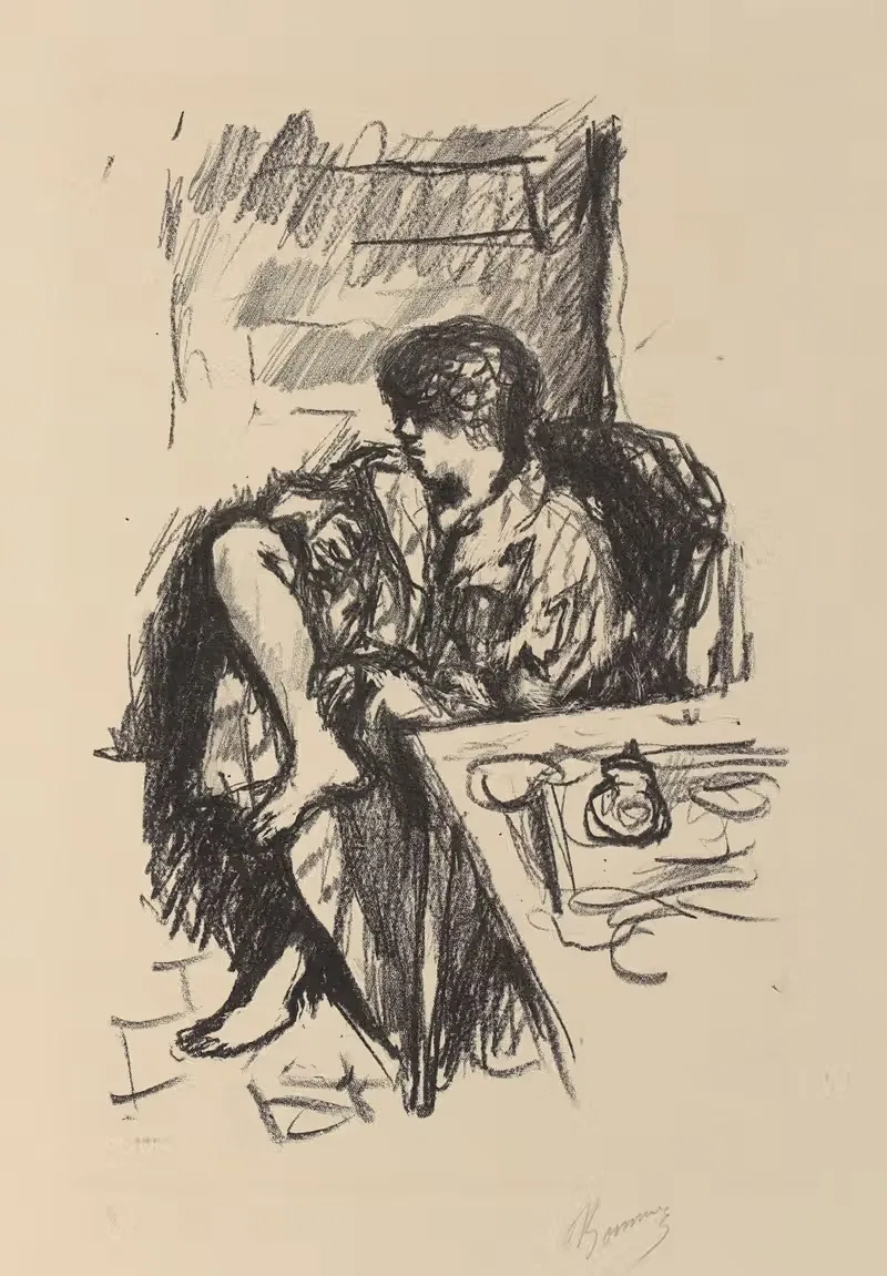 Сидящая туалет by Пьер Боннар, 1925 — digital art print download