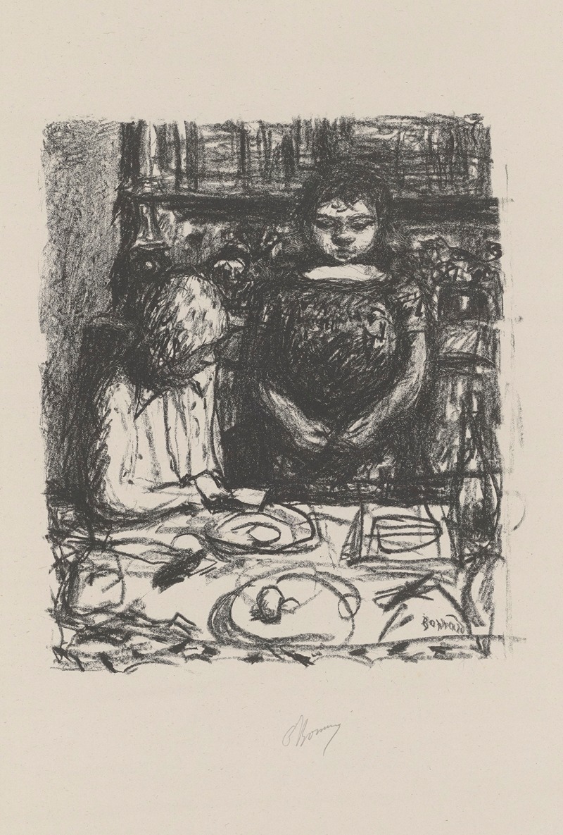 Меню by Пьер Боннар, 1925 — digital art print download