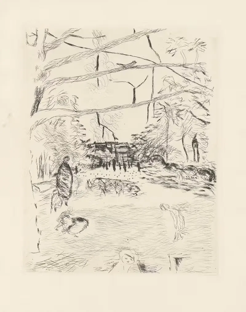 Парк Монсо by Пьер Боннар, 1937 — digital art print download