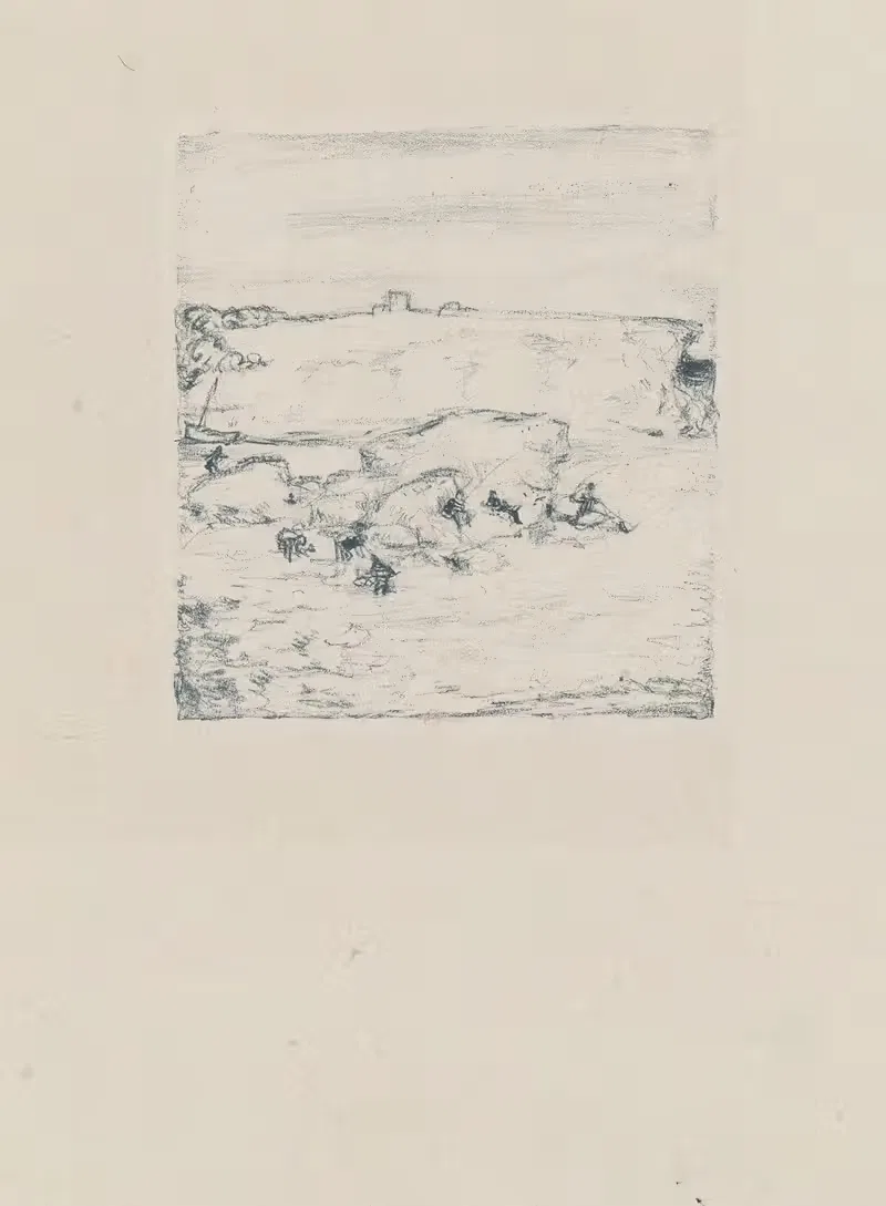 Пейзаж с камнем by Пьер Боннар, 1902 — digital art print download