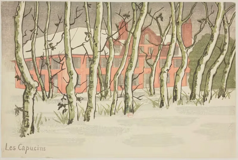 Les capucins by Prosper-Alphonse Isaac, 1908-1912 — digital art print download