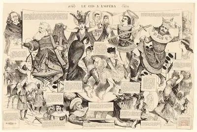 Сид" в опере by Сахиб (Луи Эрнест Лесаж), 1885 — digital art print download
