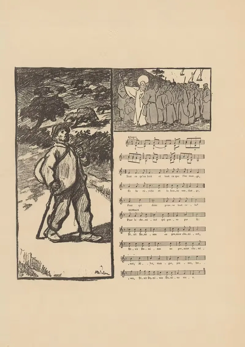 Аллилуйя бродяги by Теофиль Александр Стенлен, 1893 — digital art print download