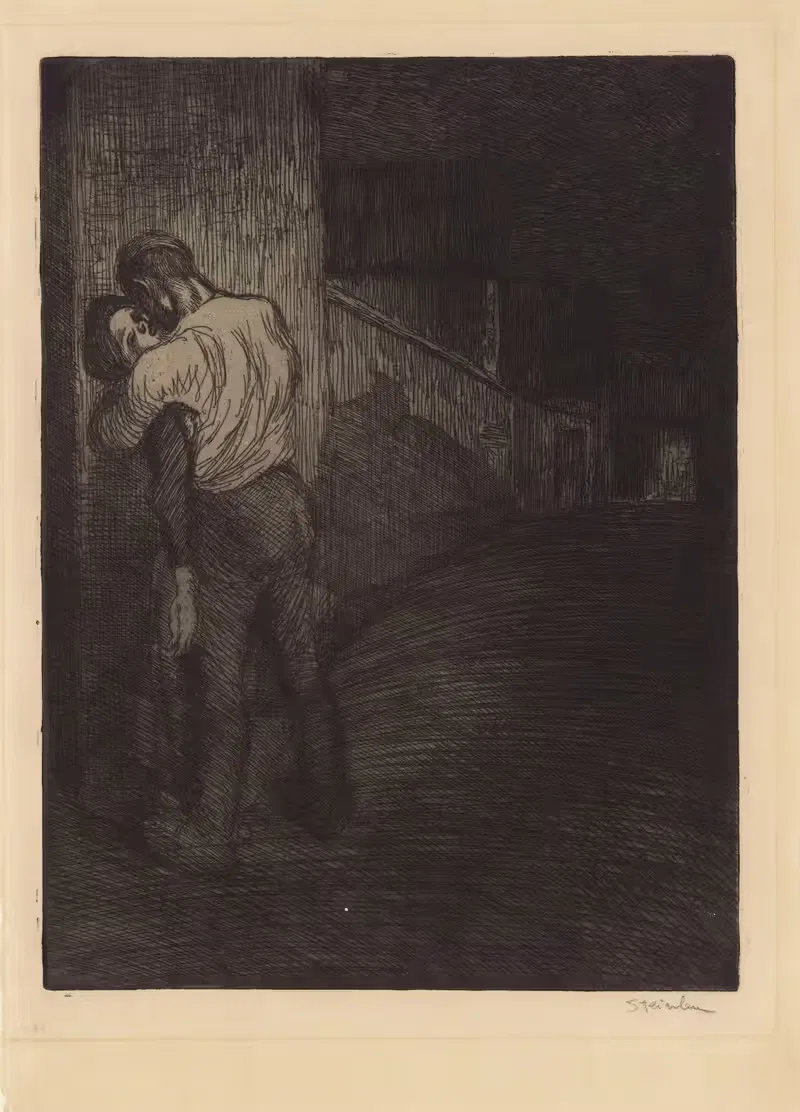 Деревенские любовники by Теофиль Александр Стенлен, 1902 — digital art print download