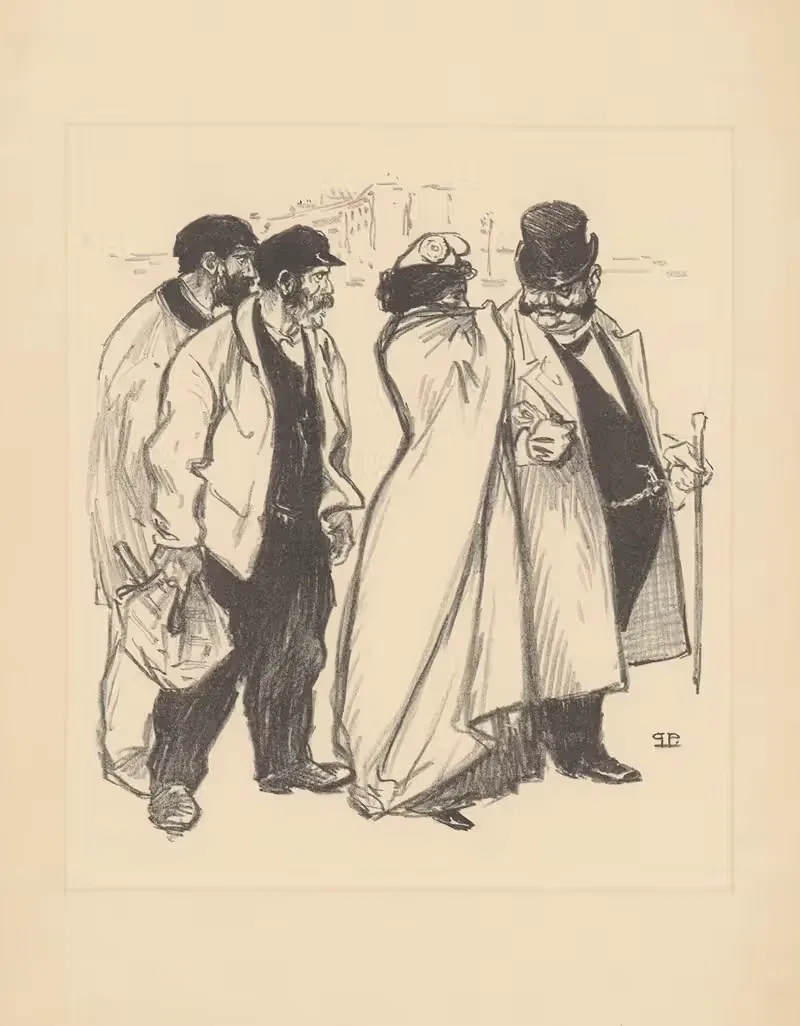 Та, что неудачно повернулась by Теофиль Александр Стенлен, 1894 — digital art print download
