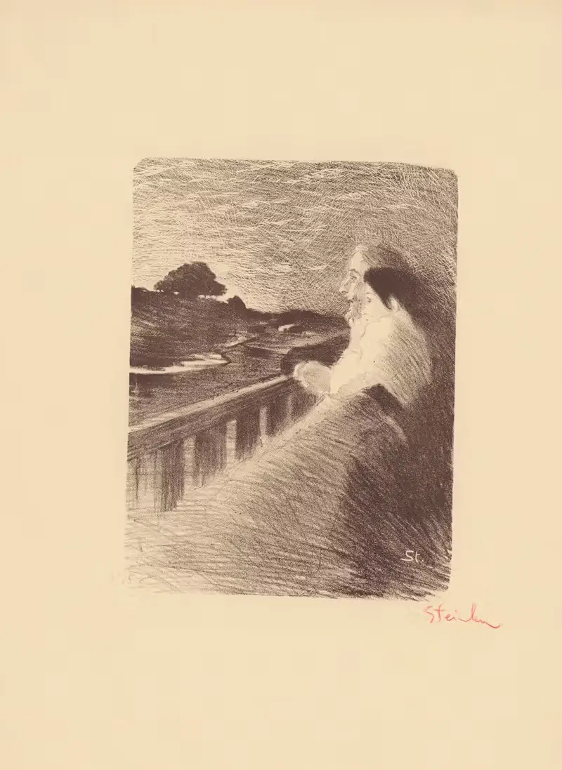 Сумеречная песня by Теофиль Александр Стенлен, 1896 — digital art print download