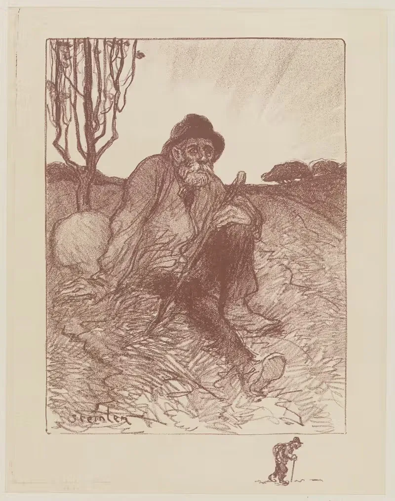 Сидящий химине by Теофиль Александр Стенлен, 1913 — digital art print download