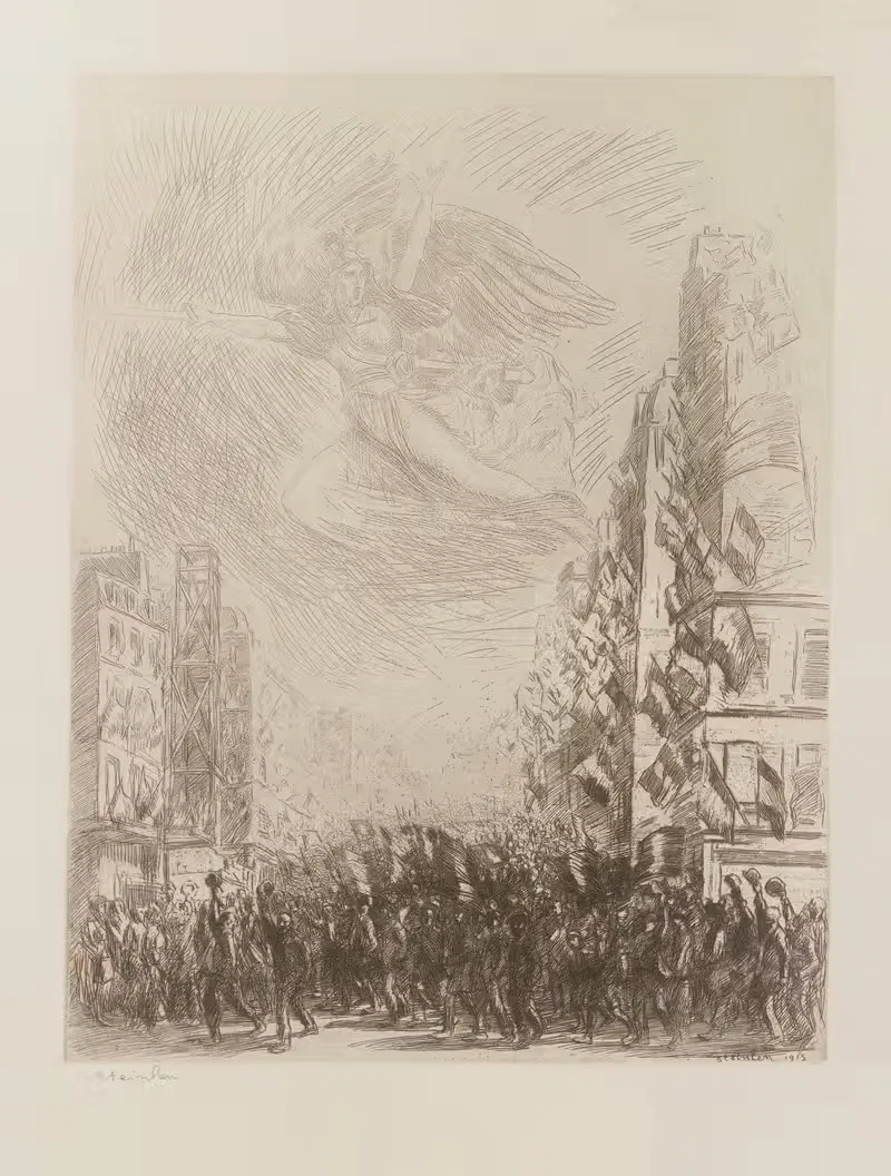 Марсельеза by Теофиль Александр Стенлен, 1915 — digital art print download