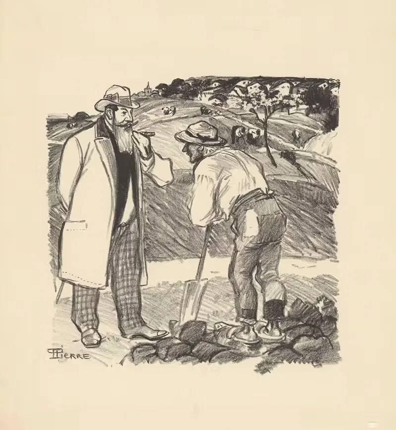 Депутат в полях by Теофиль Александр Стенлен, 1894 — digital art print download