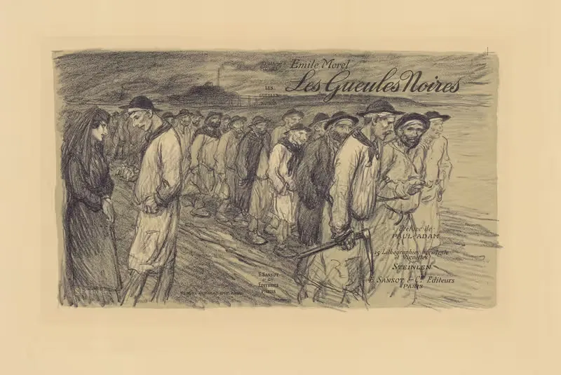 Черные рты by Теофиль Александр Стенлен, 1907 — digital art print download