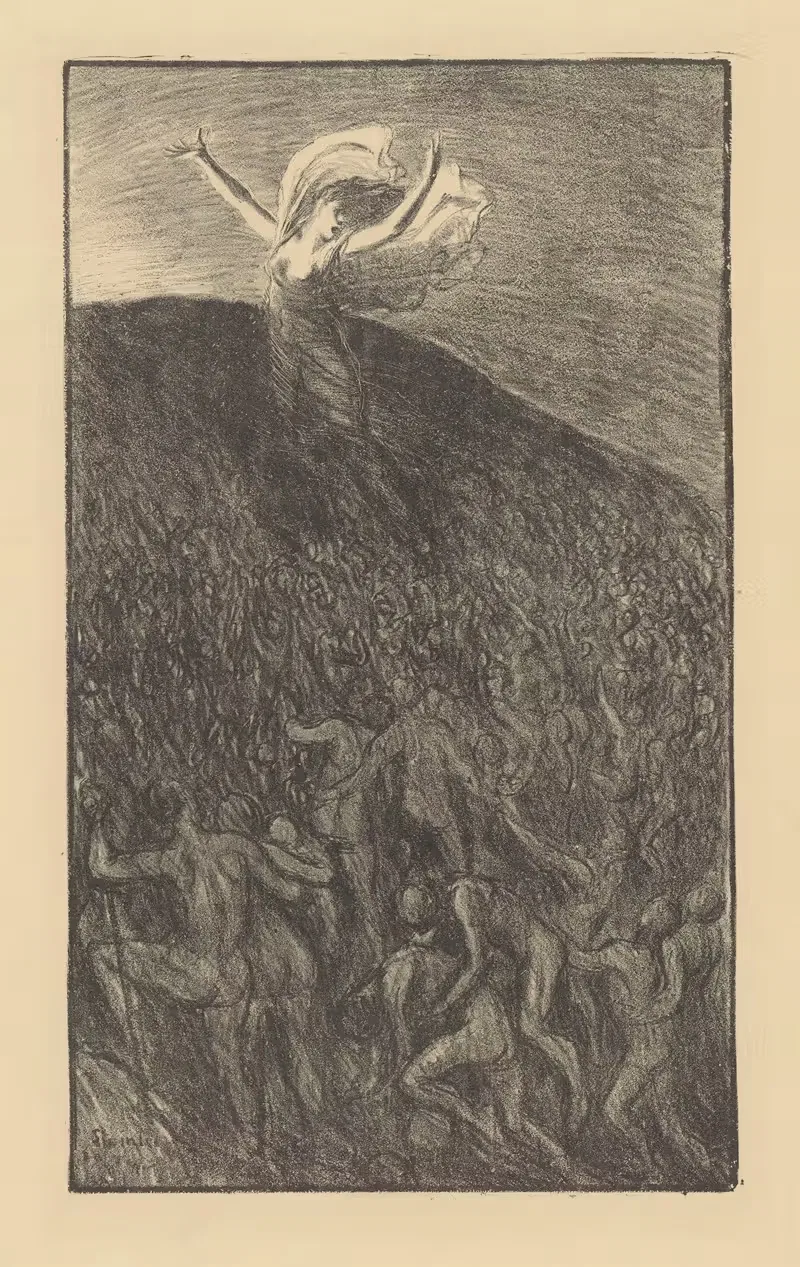 Путь к свету by Теофиль Александр Стенлен, 1903 — digital art print download