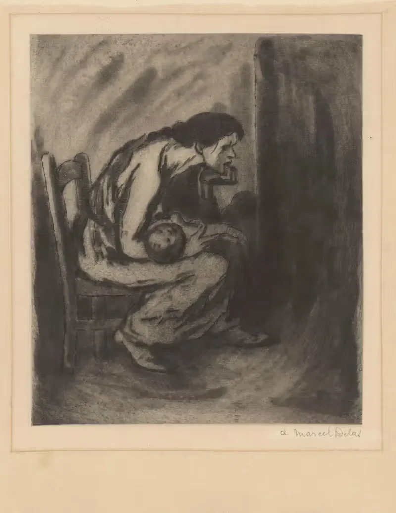 Мать и дочь by Теофиль Александр Стенлен, 1902 — digital art print download
