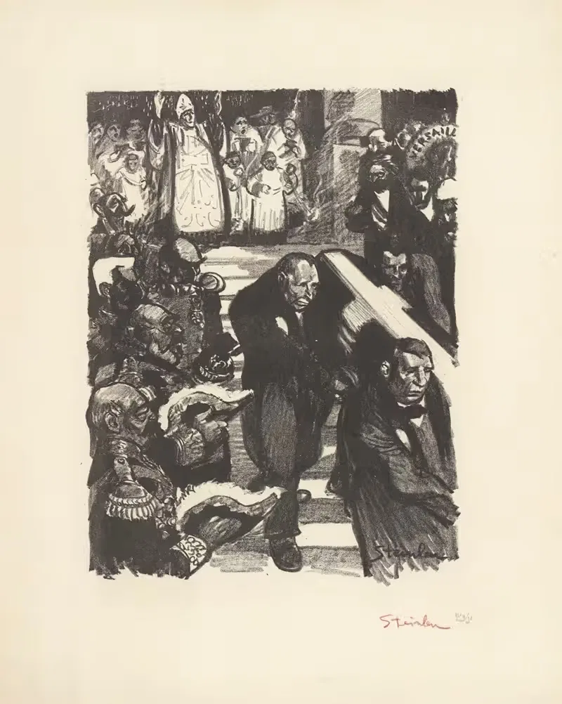 Rochefort se meurt! Rochefort est mort! — Théophile Alexandre Steinlen