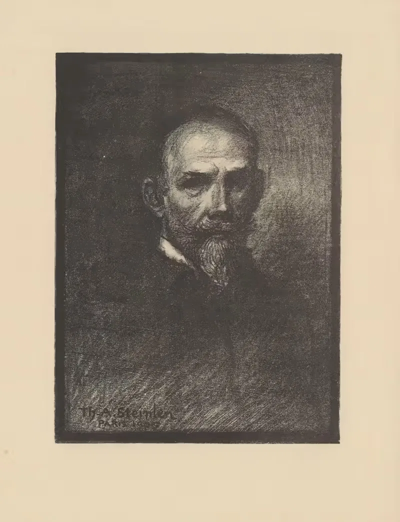 Th. A Steinlen, Paris 1905 by Théophile Alexandre Steinlen, 1905 — digital art print download
