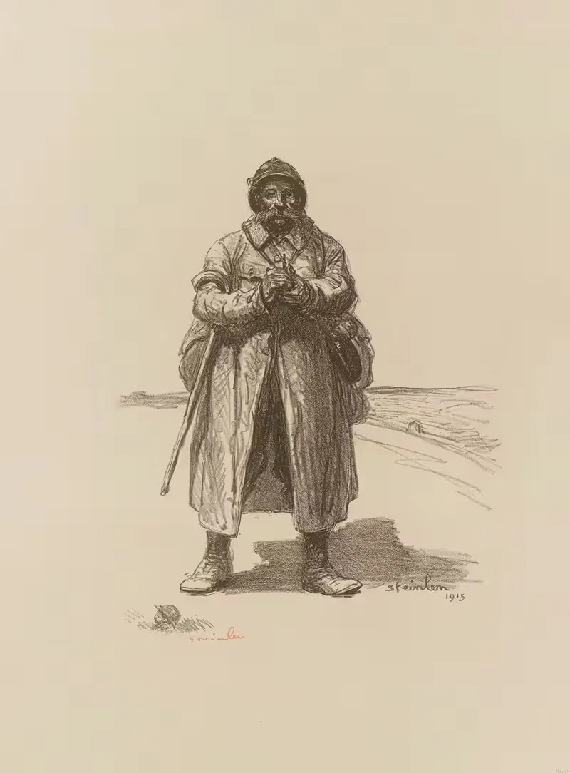 Un vieux de la vieille — Théophile Alexandre Steinlen