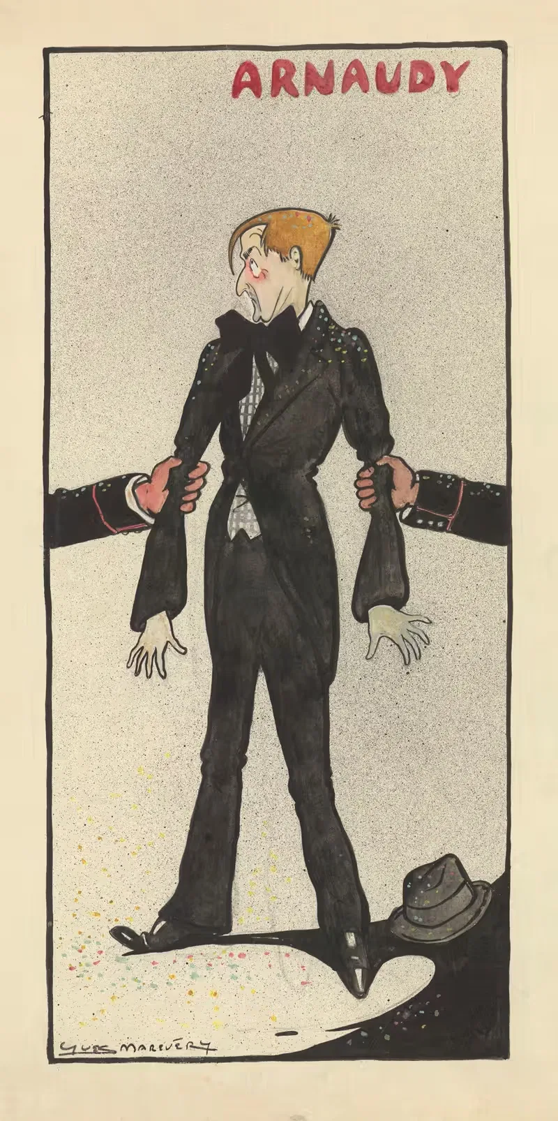 Антуан Арно в 'Бигре!' Рипа by Ив Маревери, 1910 — digital art print download