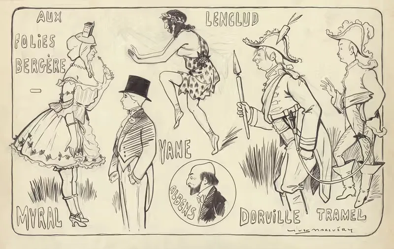 Вперед!… Марс! Генри Батий by Ив Маревери, 1913 — digital art print download